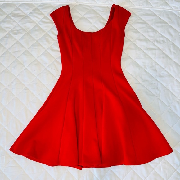 Red Mini Dress - Picture 2 of 4